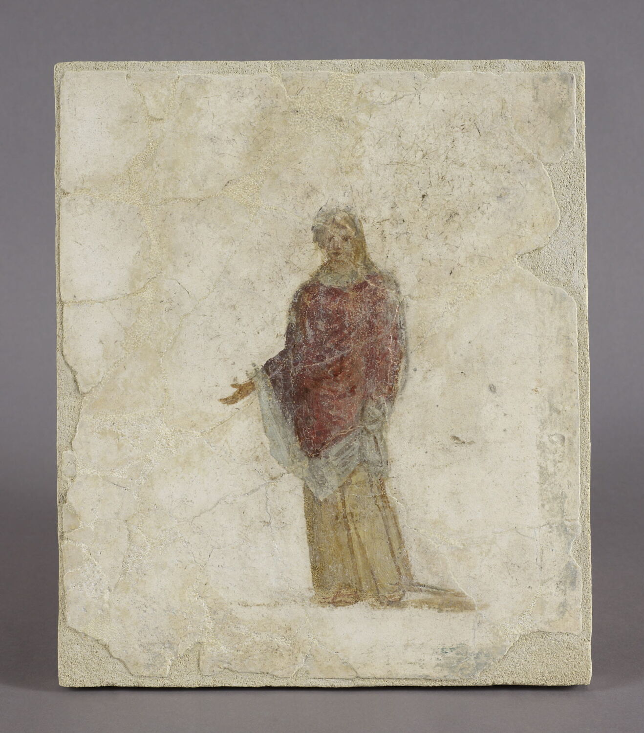 peinture murale, romain impérial

Date de création/fabrication : 1e moitié IIIe s. ap. J.-C. (200 - 250)