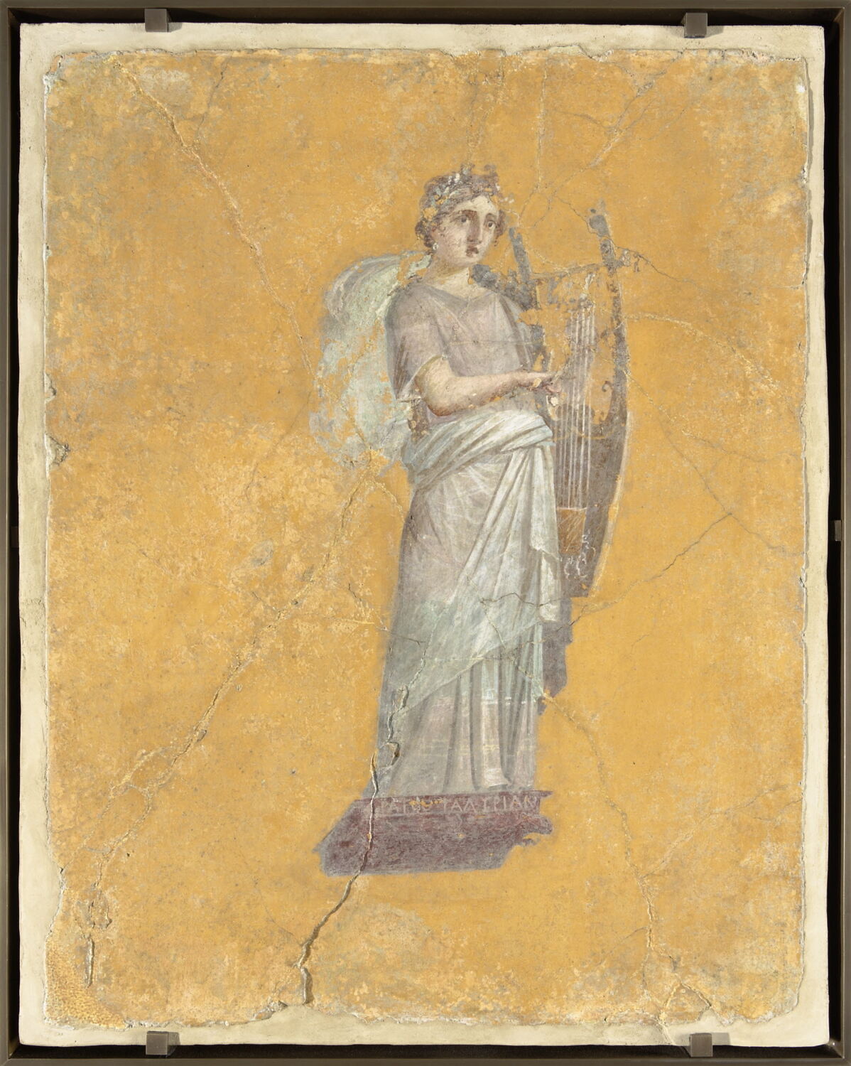 peinture murale, romain impérial ; 4e style

Date de création/fabrication : 2e moitié Ie s. ap. J.-C. (62 - 79)
