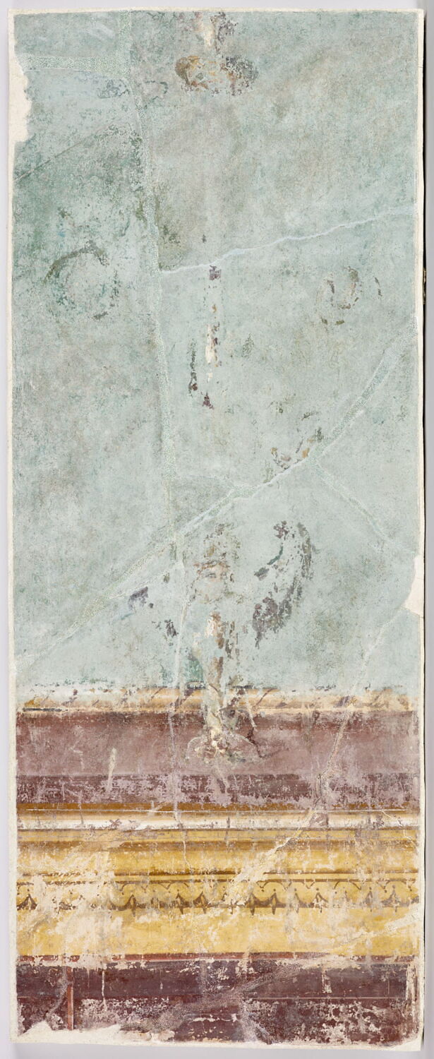 peinture murale, romain impérial ; 2e style

Date de création/fabrication : 4e quart Ie s. av. J.-C. (vers -20)