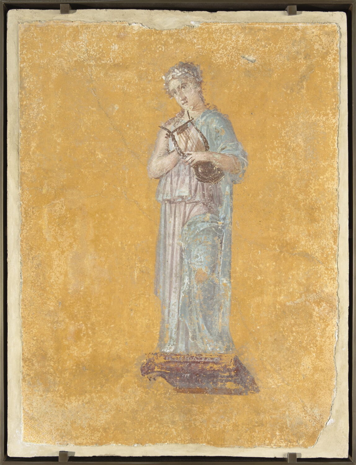 peinture murale, romain impérial ; 4e style

Date de création/fabrication : 2e moitié Ie s. ap. J.-C. (62 - 79)