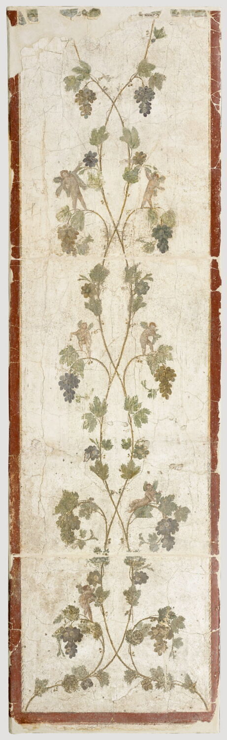 peinture murale, romain impérial ; 4e style

Date de création/fabrication : IIIe s. ap. J.-C. (?) ; IVe s. ap. J.-C. (?) (200 - 400)