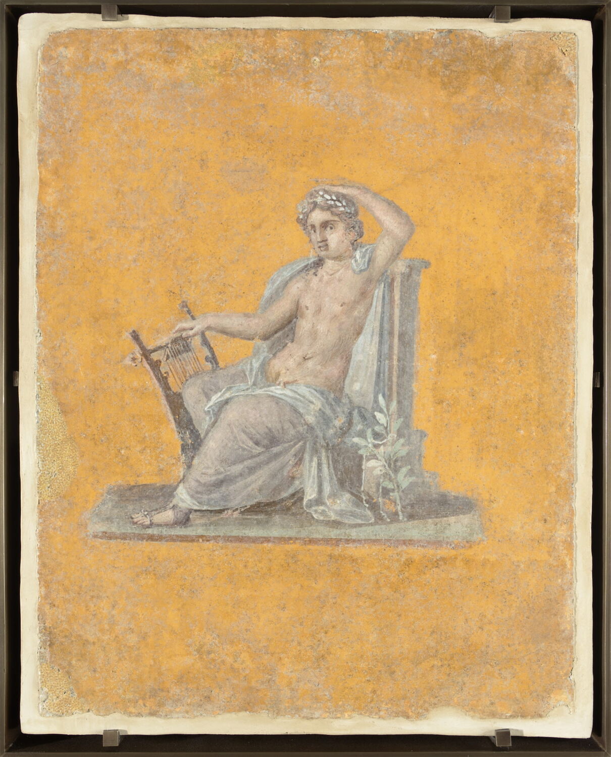 peinture murale, romain impérial ; 4e style

Date de création/fabrication : 2e moitié Ie s. ap. J.-C. (62 - 79)