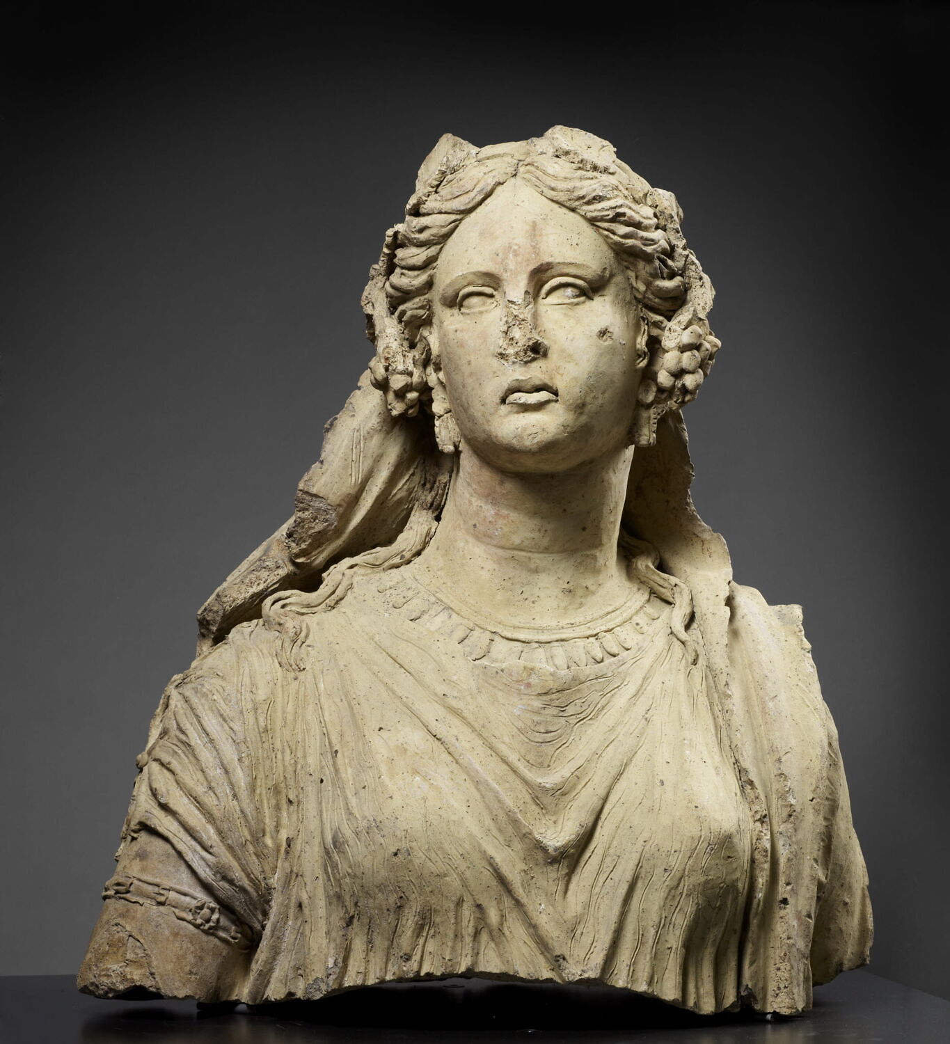fragment d'une statue d'Ariane, hellénistique

Date de création/fabrication : IIIe s. av. J.-C. (-300 - -200)