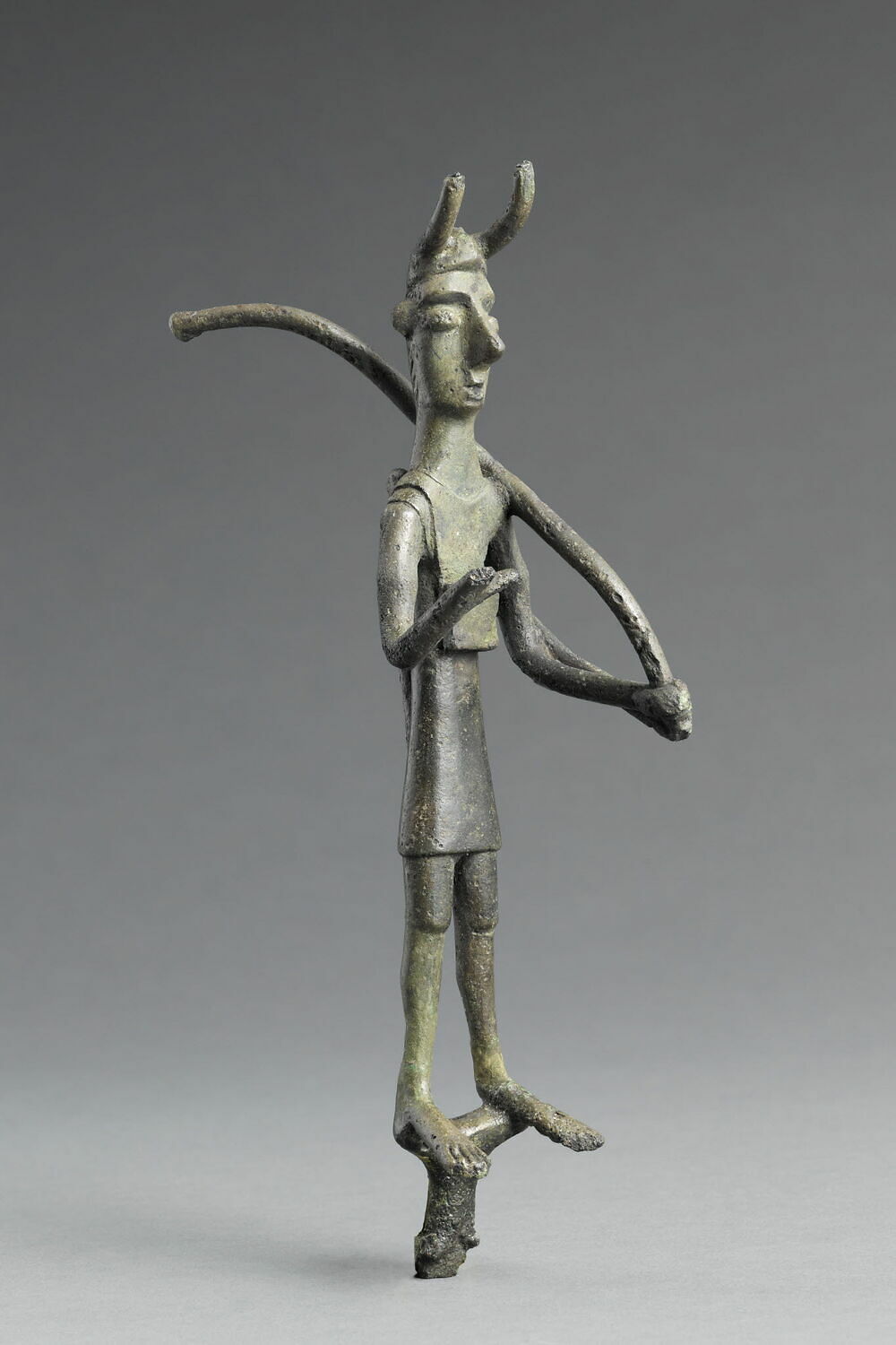 Statuette votive d'un archer, VIIIe s. av. J.-C. ; VIIe s. av. J.-C. (-800 - -600)