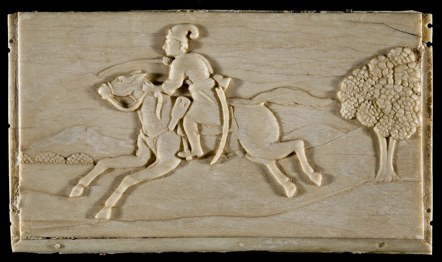 Plaque de petit mobilier, 2ème quart du XVIIIe siècle (1730 - 1750)