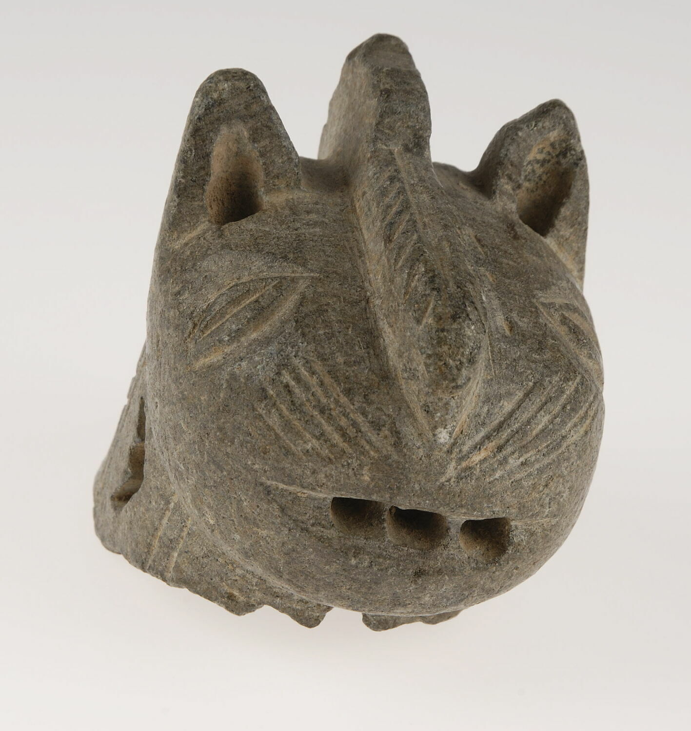 Tête de félin, XIe siècle ; XIIe siècle (1000 - 1200)