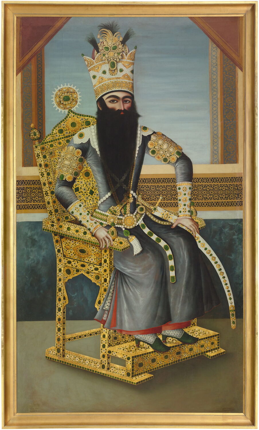 Portrait de Fath Ali Shah, Mihr Ali, 1er quart du XIXe siècle (1800 - 1806)