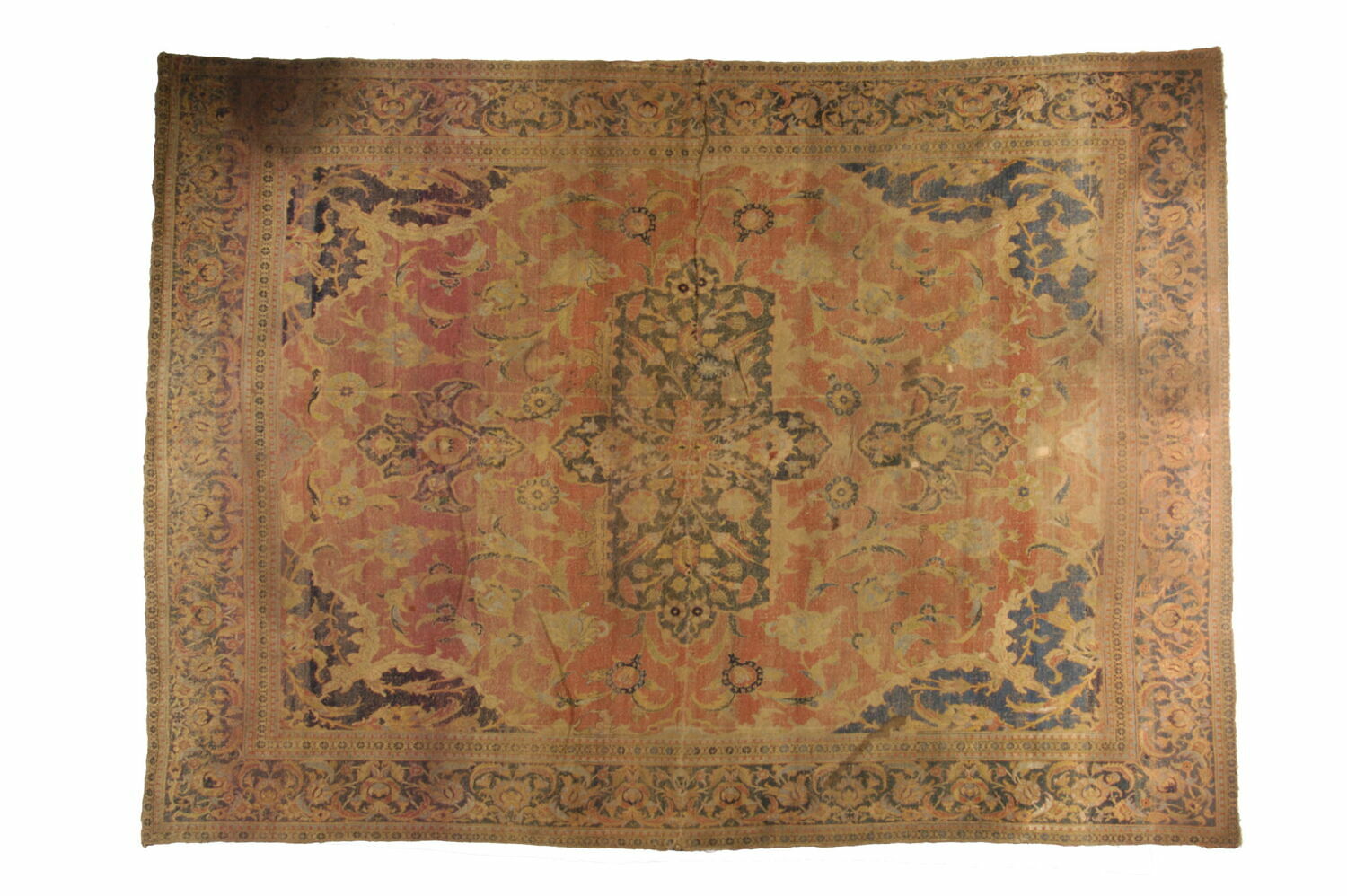 Tapis de cour ottoman à médaillon en cartouche Louvre Collections