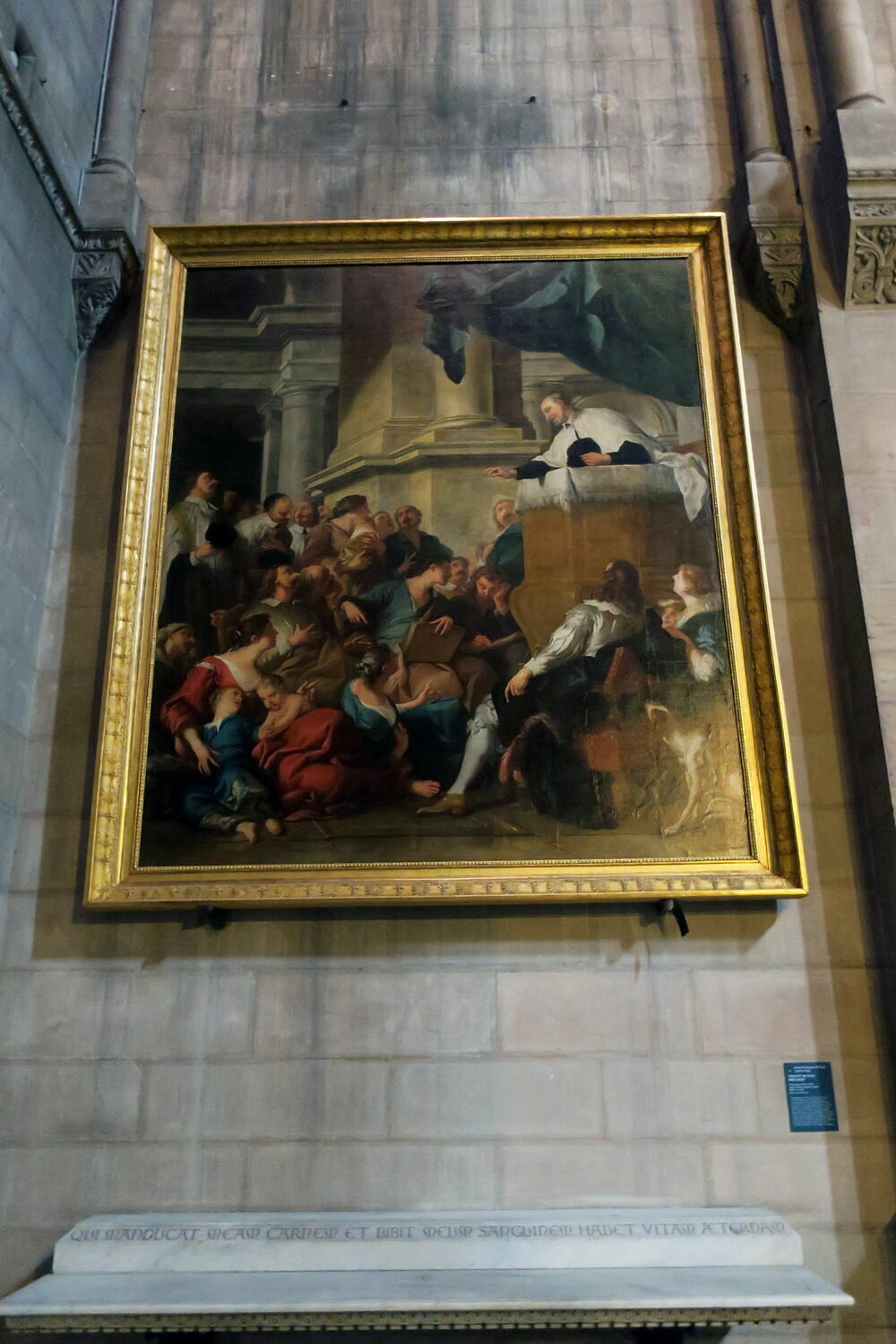 Saint Vincent de Paul prêchant, Troy, Jean-François de, 2e quart du XVIIIe siècle (1729)
