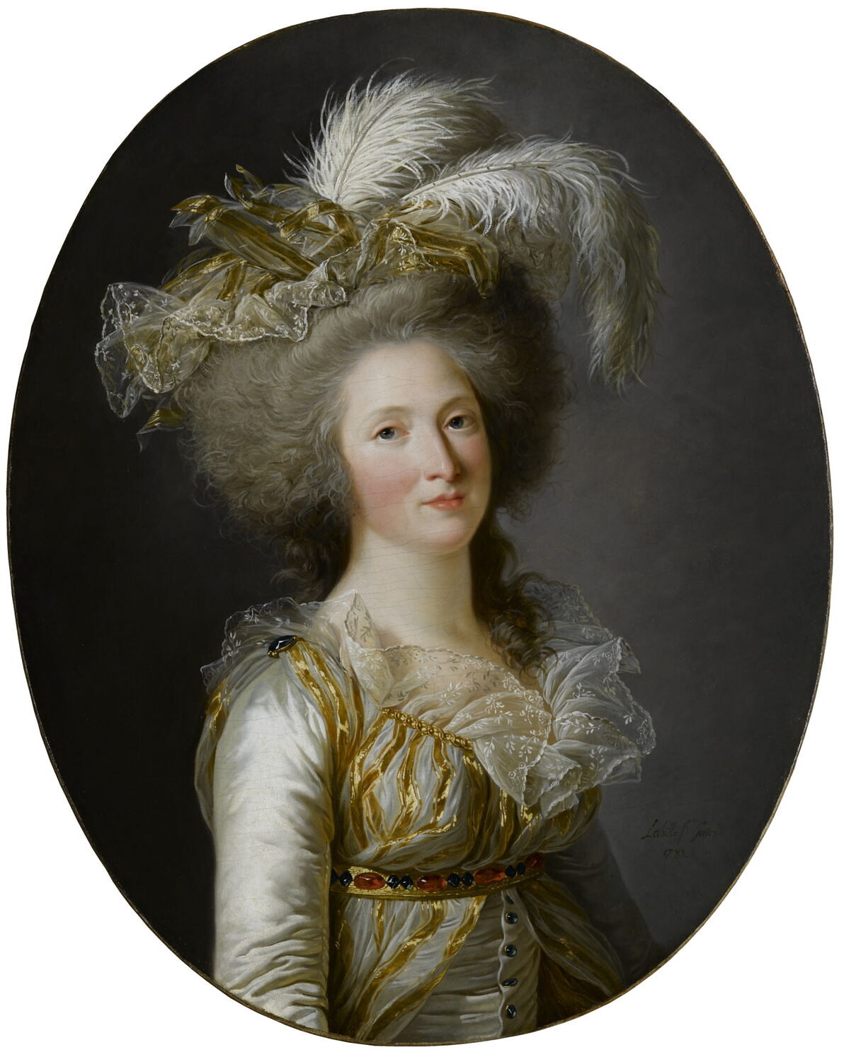 Elisabeth-Philippe-Marie-Hélène de France, dite Madame Elisabeth, Labille-Guiard, Adélaïde, 4e quart du XVIIIe siècle (1788)