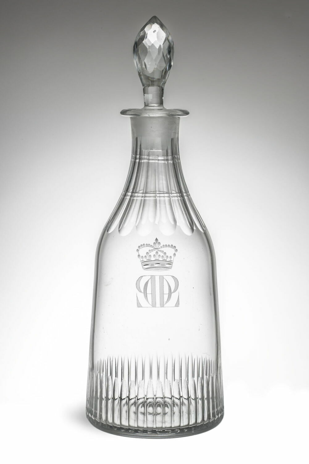 Carafe à fond plat au chiffre LPO