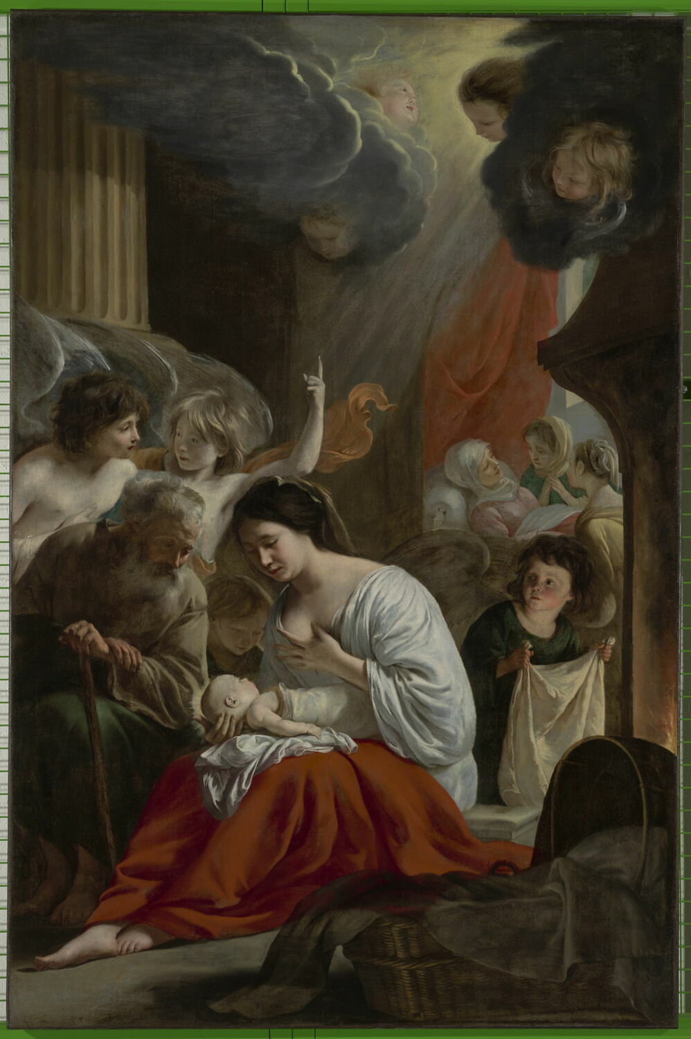 La Naissance de la Vierge, Le Nain, Famille, 2e quart du XVIIe siècle (1640 - 1645)