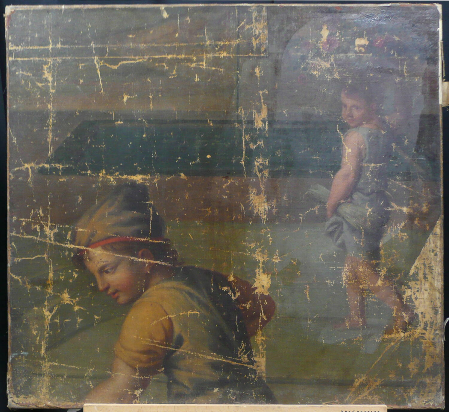 Enfants dans un jardin, près d'un bassin, Le Brun, Charles, XVIIe siècle (1600 - 1700)