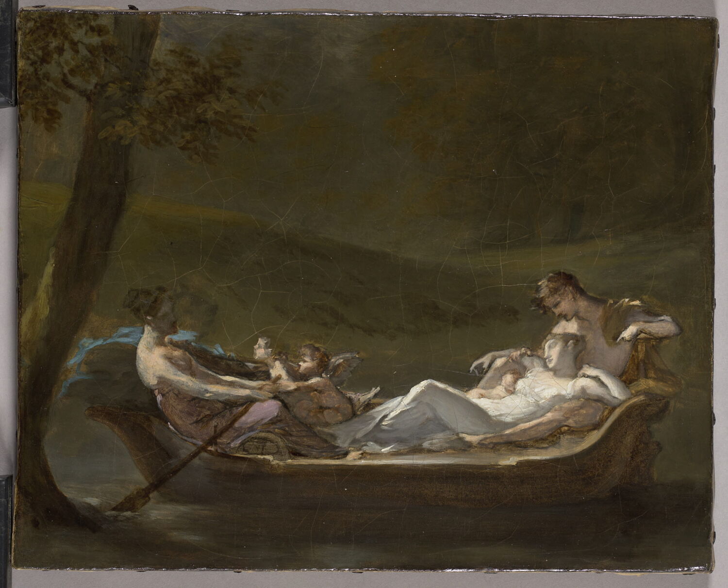 Le Rêve du bonheur (esquisse), Prud'hon, Pierre-Paul, 1e quart du XIXe siècle (vers 1818 - 1819)