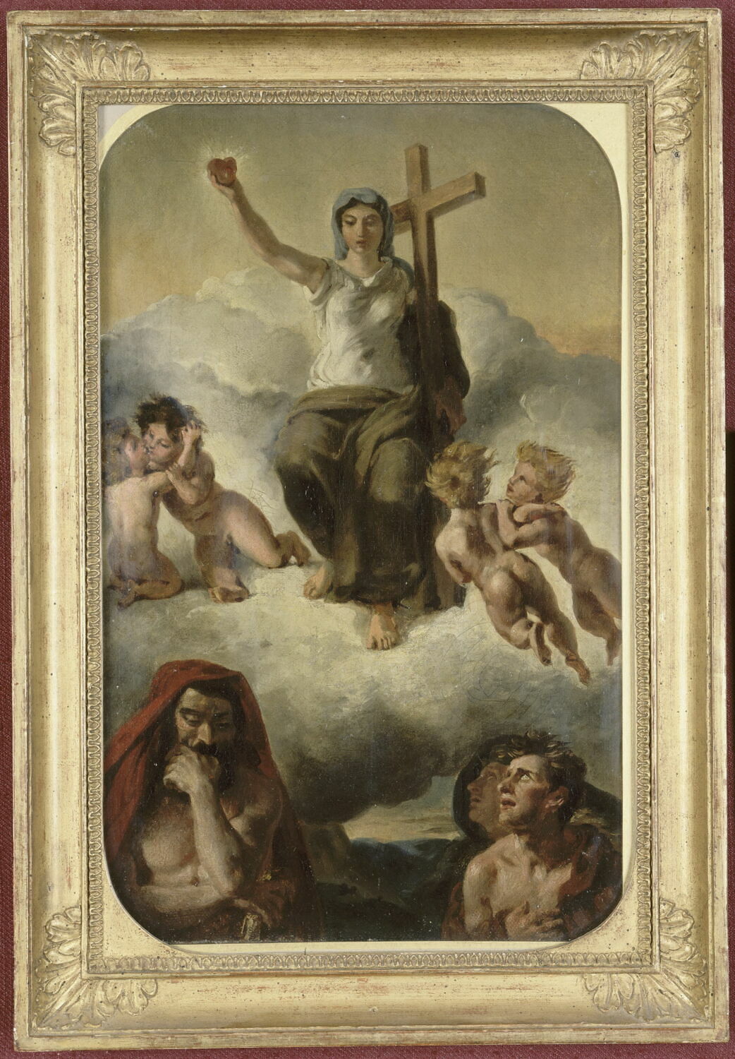 La Vierge du Sacré-Cœur, Delacroix, Eugène, 1821