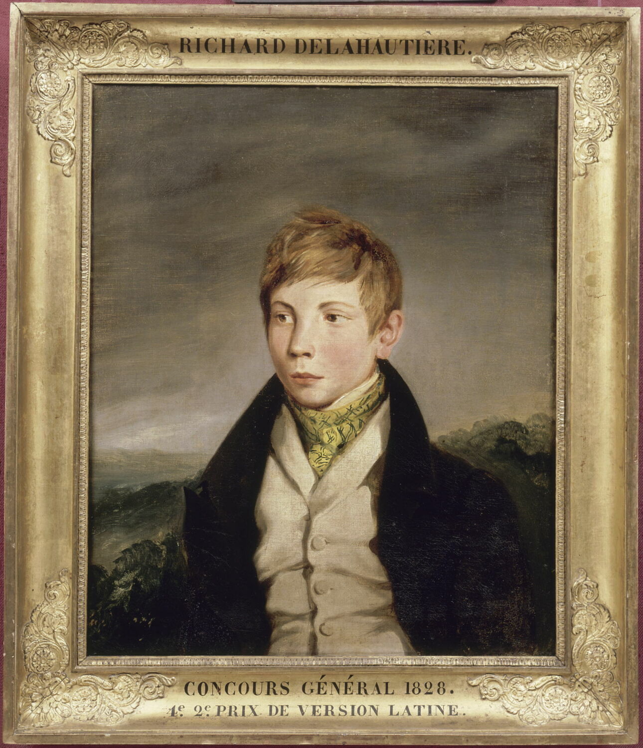 Portrait d'Auguste-Richard de la Hautière, Delacroix, Eugène, vers 1828