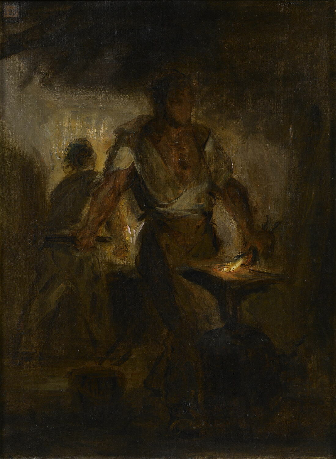Le Forgeron, Delacroix, Eugène, vers 1822