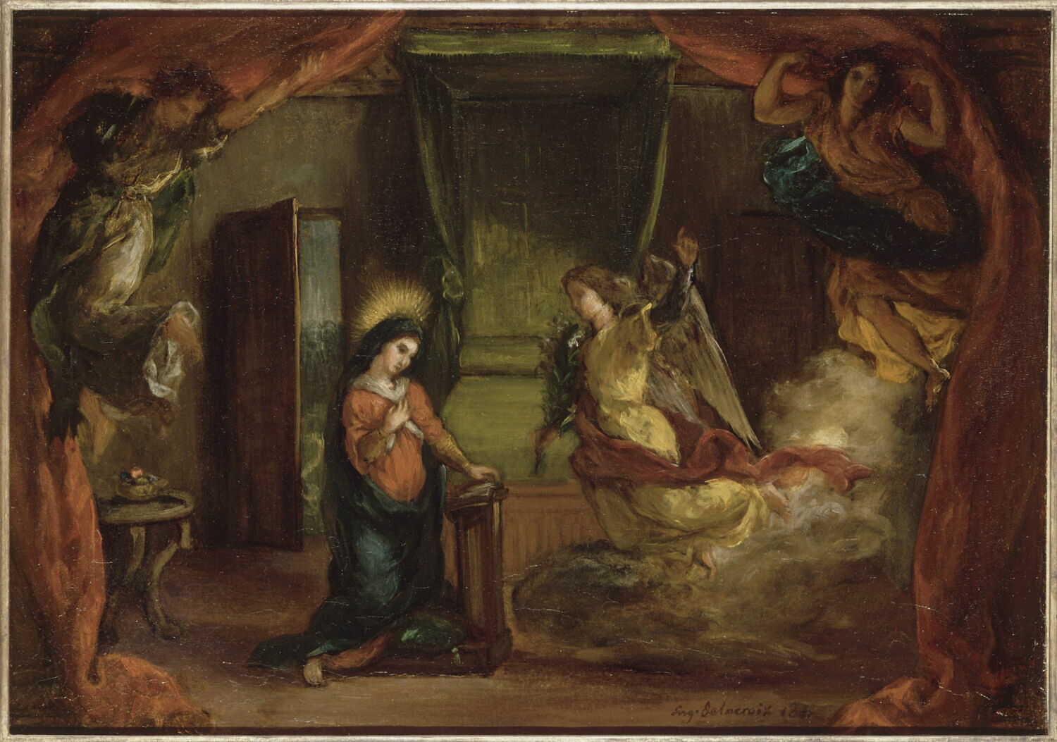 L'Annonciation, Delacroix, Eugène, 1841