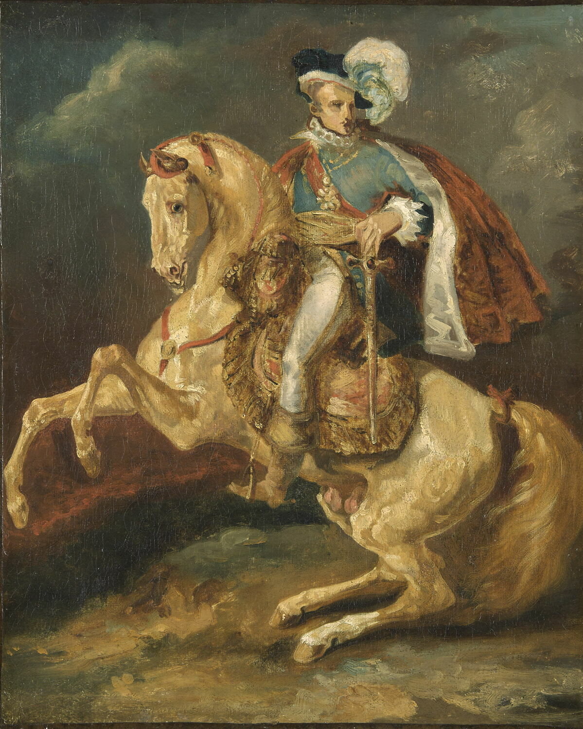 Portrait équestre de Jérôme Bonaparte, d'après Antoine-Jean GROS, Géricault, Théodore, vers 1812 - 1814