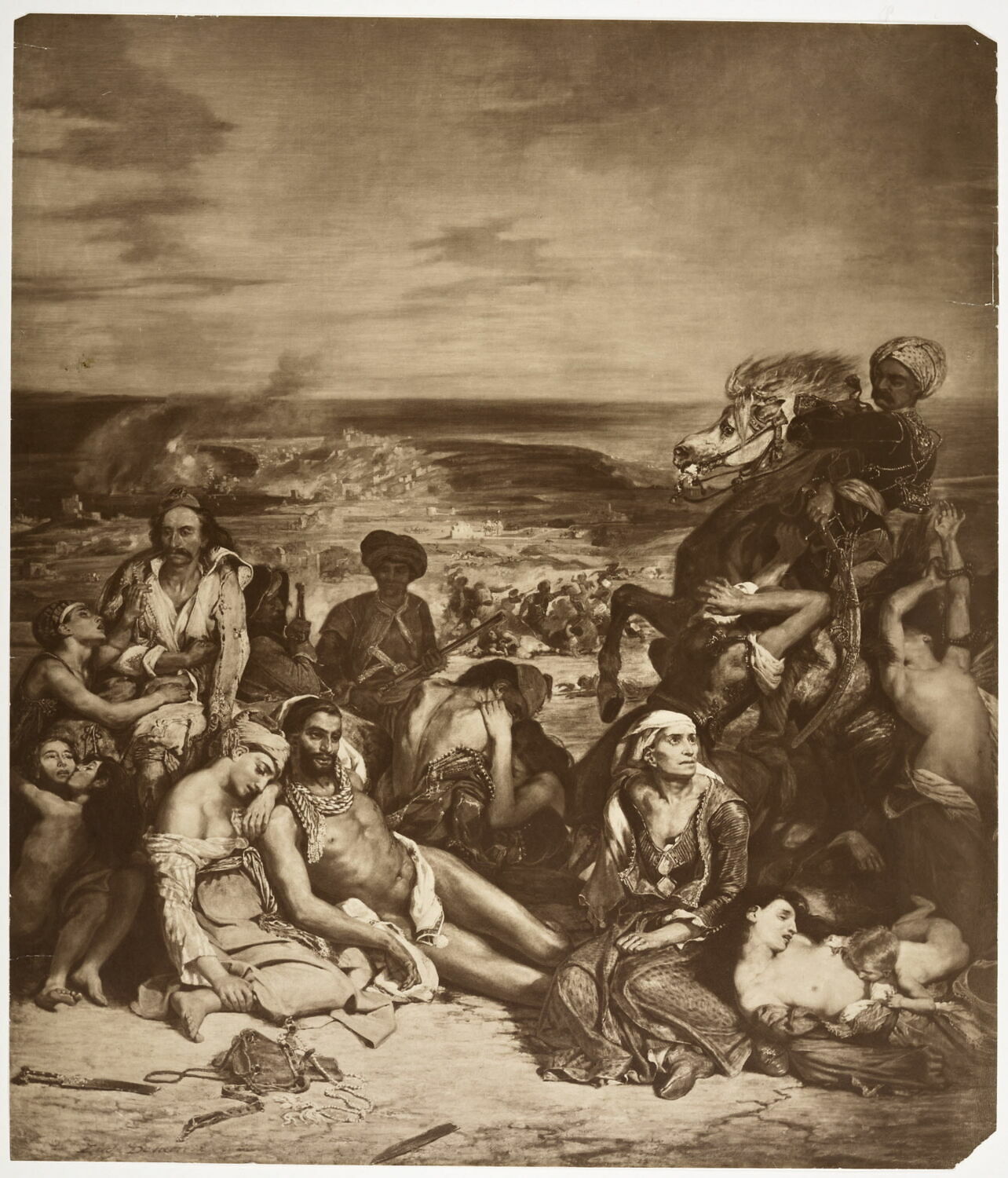 Le Massacre de Scio, Eugène Delacroix