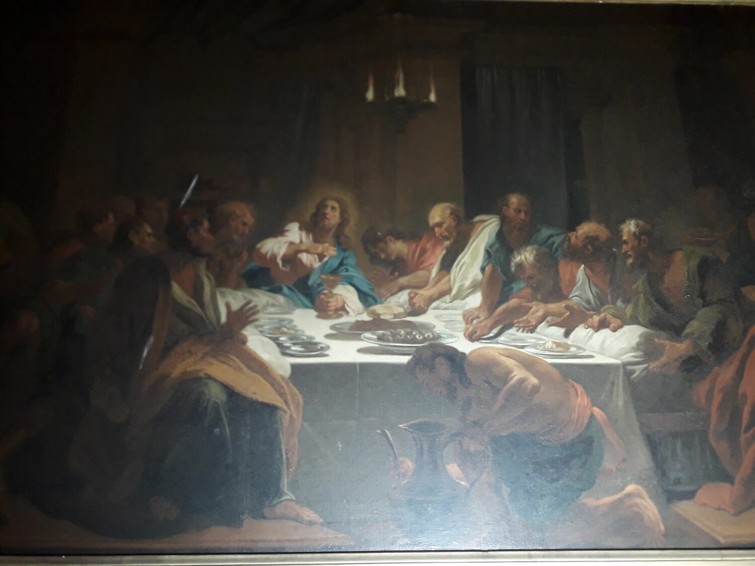 La Cène, Jouvenet, Jean, Fin du XVIIe siècle - début du XVIIIè siècle (1675 - 1725)