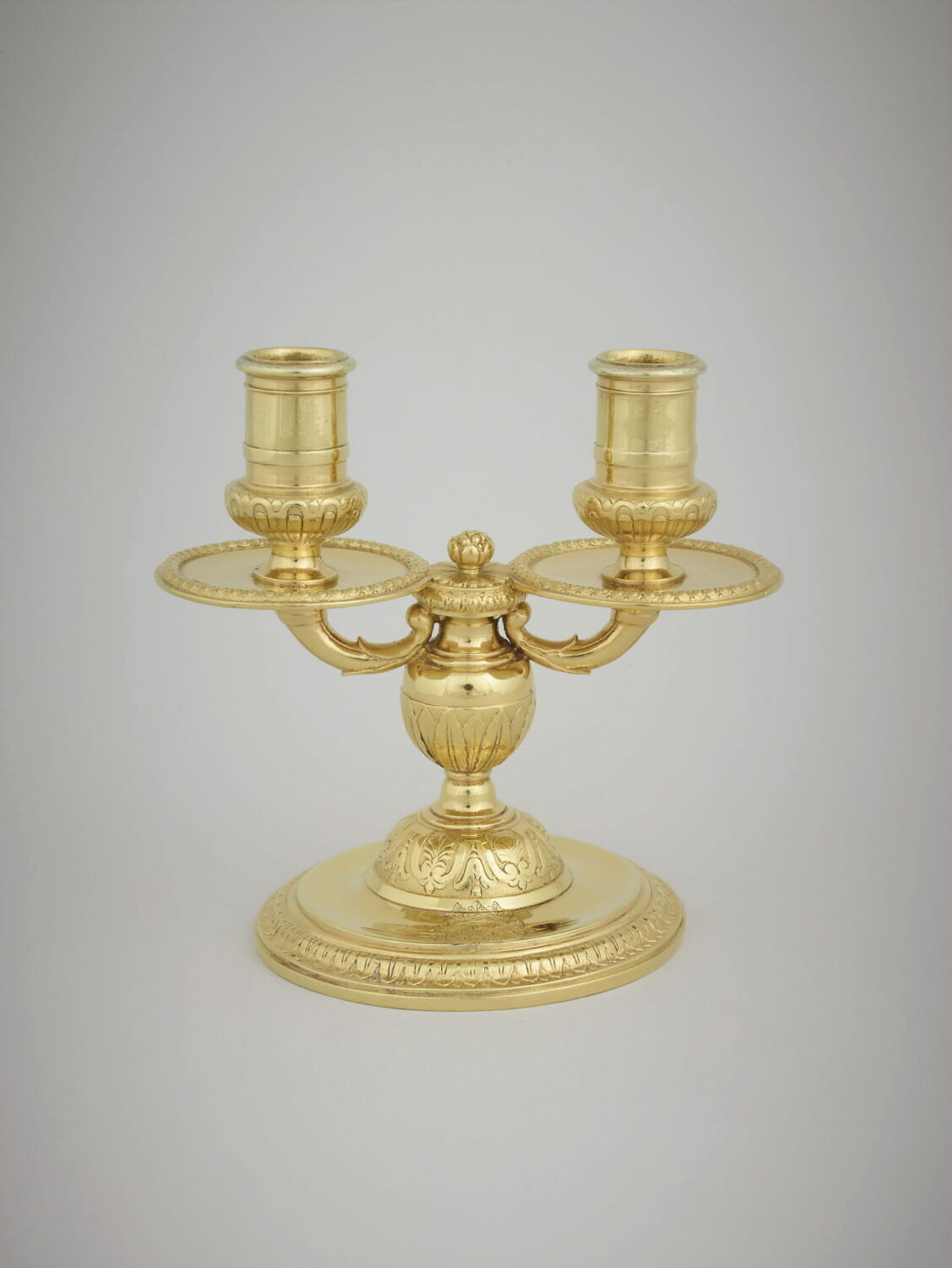 Flambeau à deux lumières de la toilette de la duchesse de Modène