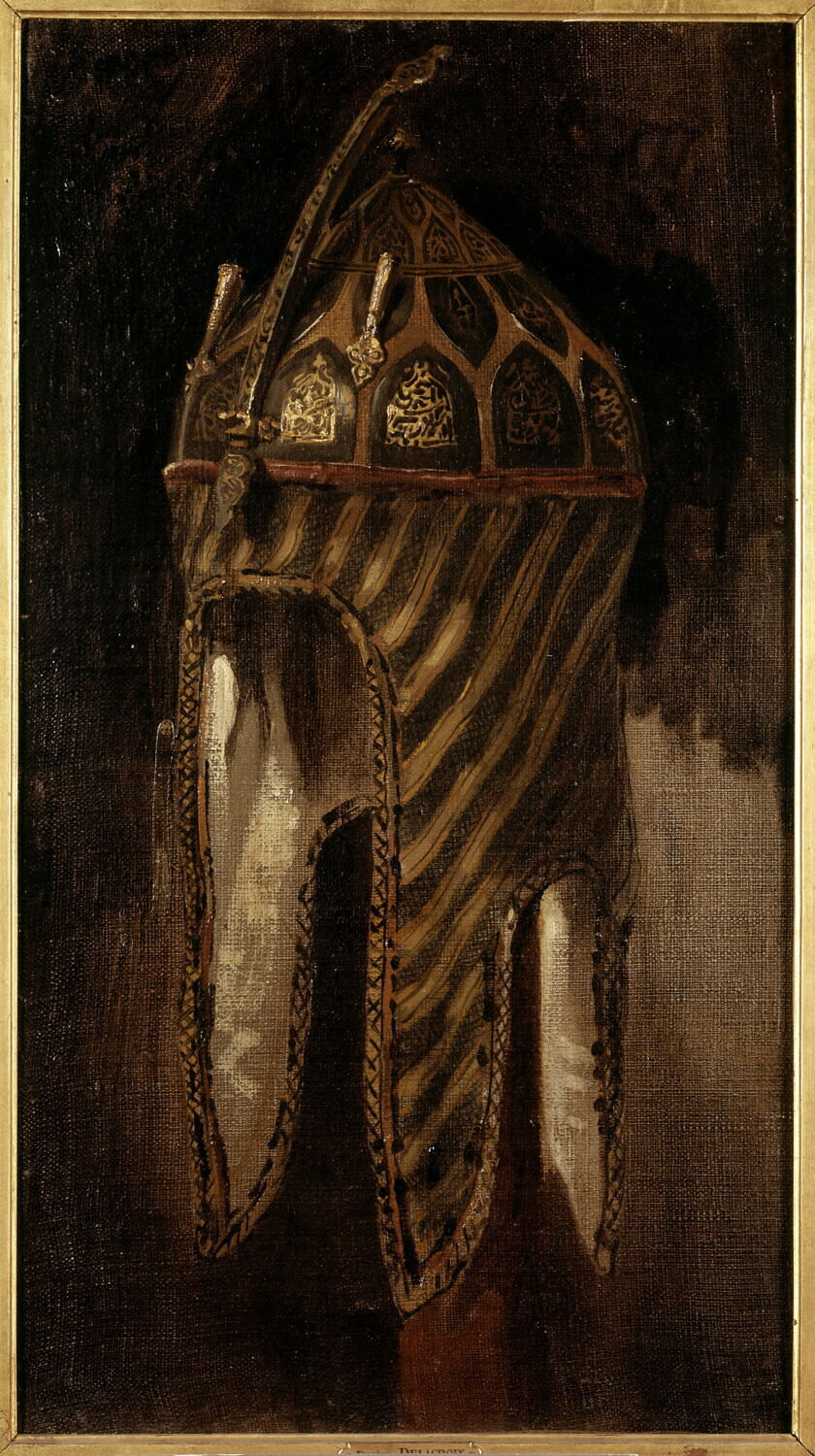 Étude de casque circassien, Delacroix, Eugène, vers 1823 - 1825