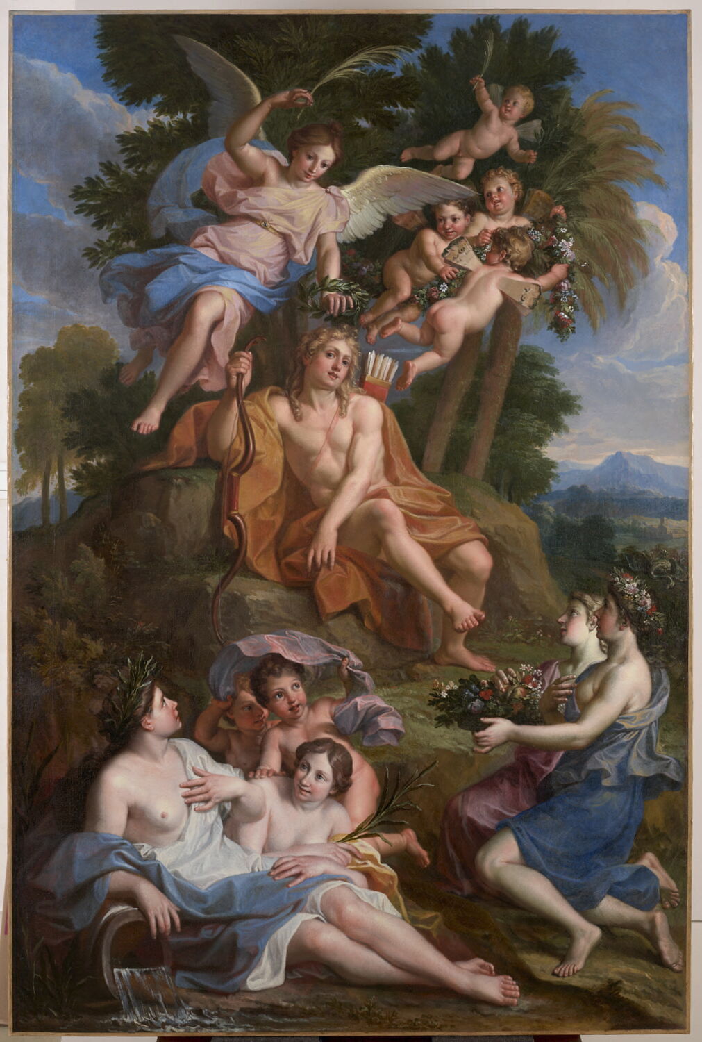Apollon couronné par la Victoire, Coypel, Noël, 2e moitié du XVIIe siècle (1688)