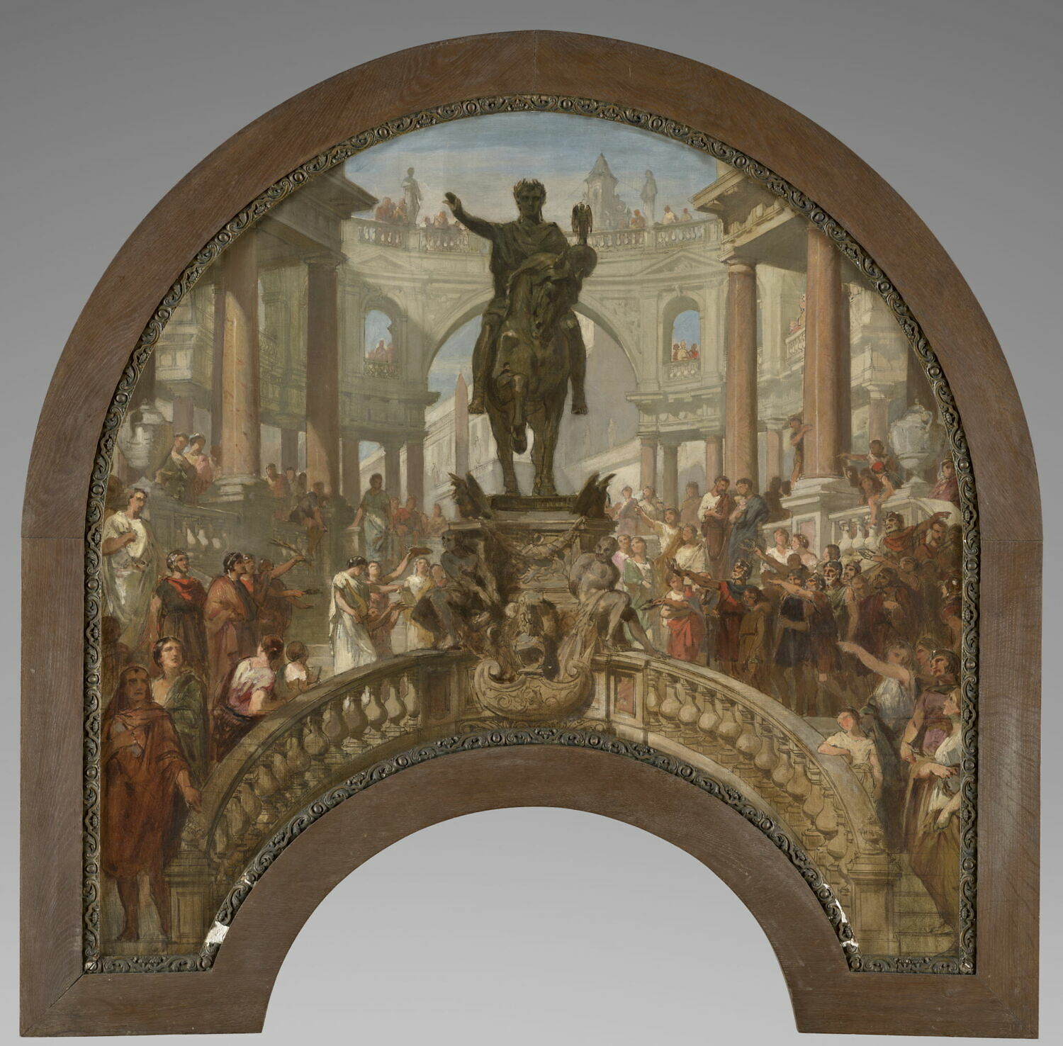 Les Triomphes impériaux: esquisse, Müller, Charles-Louis, Milieu du XIXe siècle (1858 - 1859)