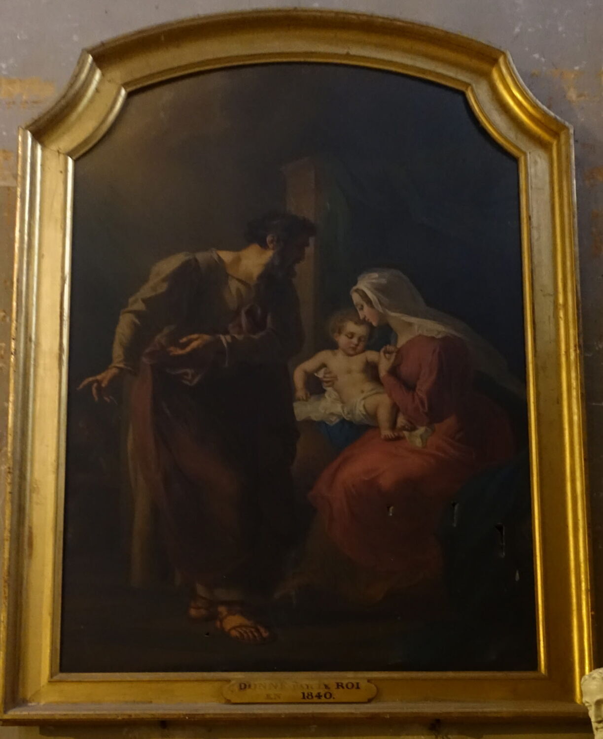 La Fuite en Egypte, Berthon, René Théodore, 2e quart du XIXe siècle (1840)