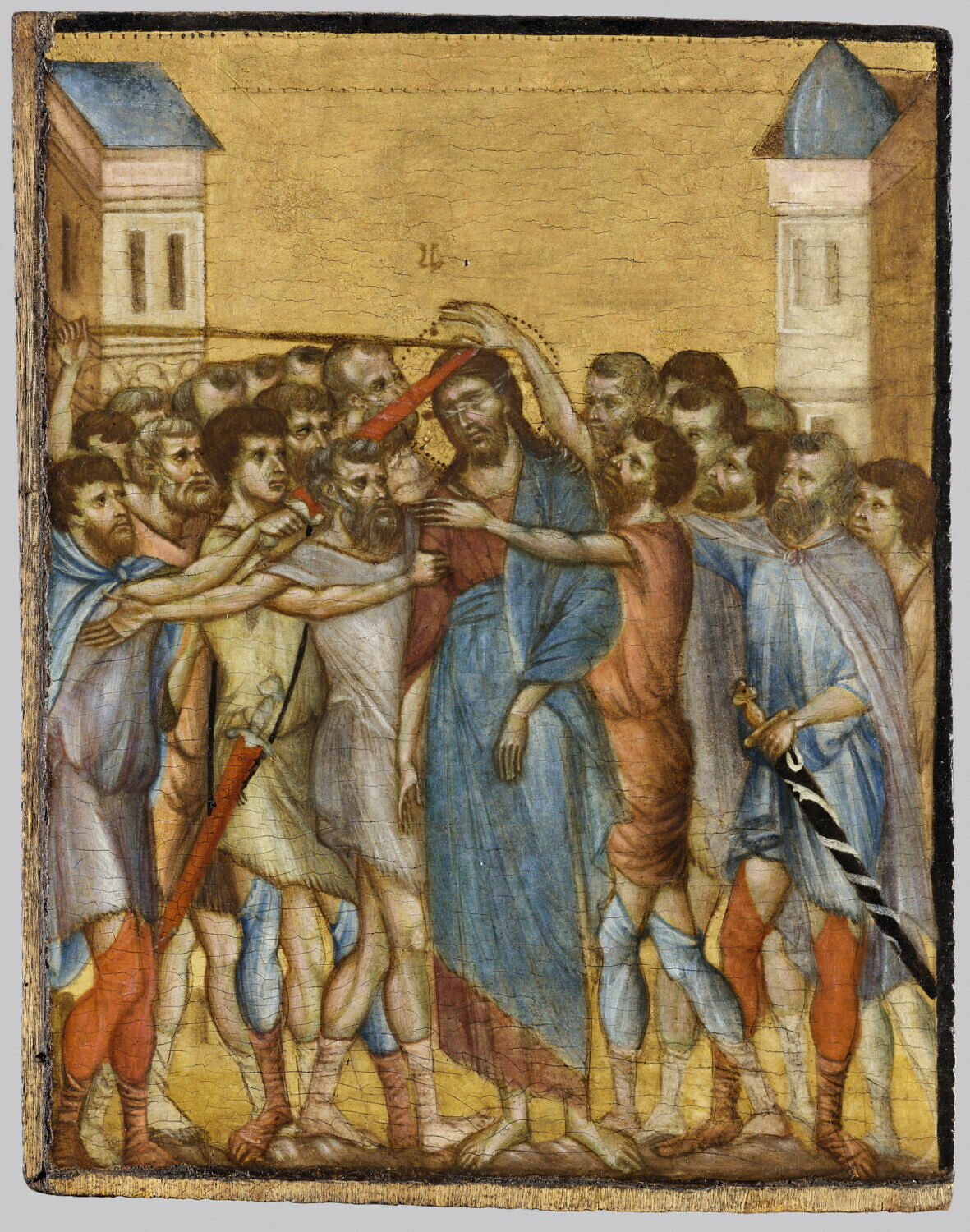 La Dérision du Christ, Cimabue, 4e quart du XIIIe siècle (vers 1280)