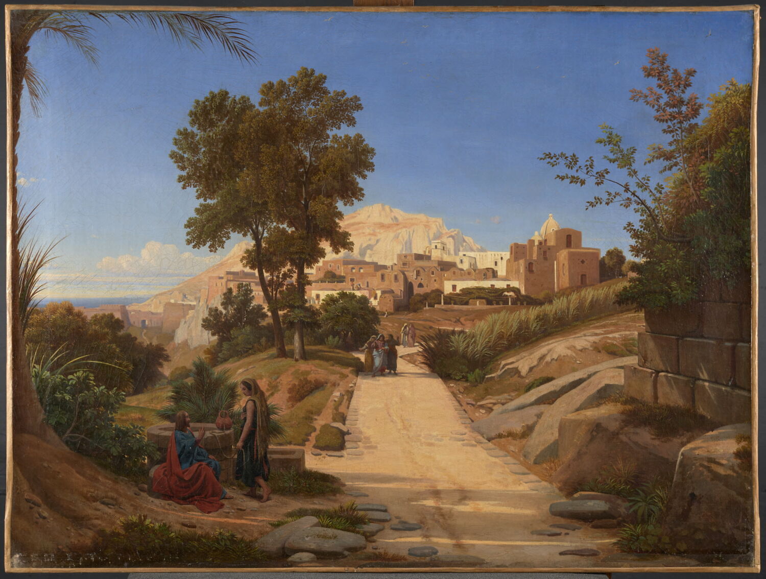 Entretien de Jésus avec la Samaritaine, Aligny, Théodore Caruelle d', 2e quart du XIXe siècle (1837)