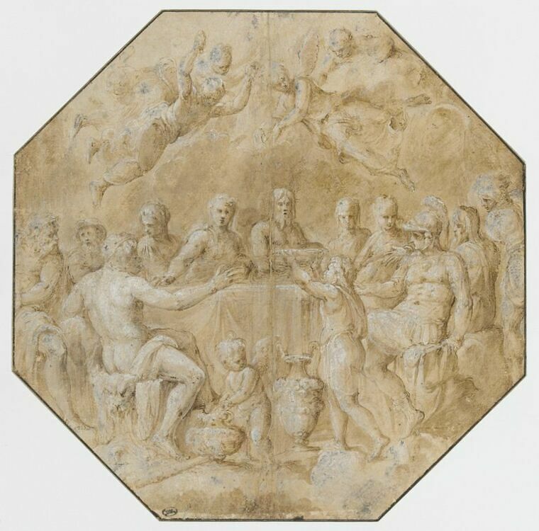 Le banquet des Dieux Louvre Collections