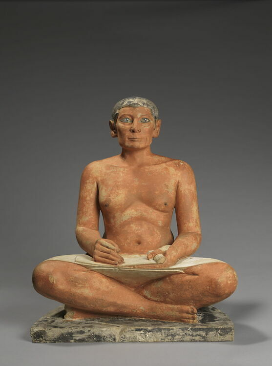 Le scribe accroupi Louvre Collections
