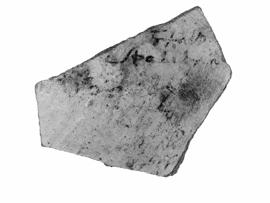 ostracon ; fragment - Louvre site des collections