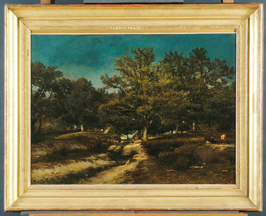 Chemin boisé, dit aussi Ferme dans les bois de Dupré Louvre Collections