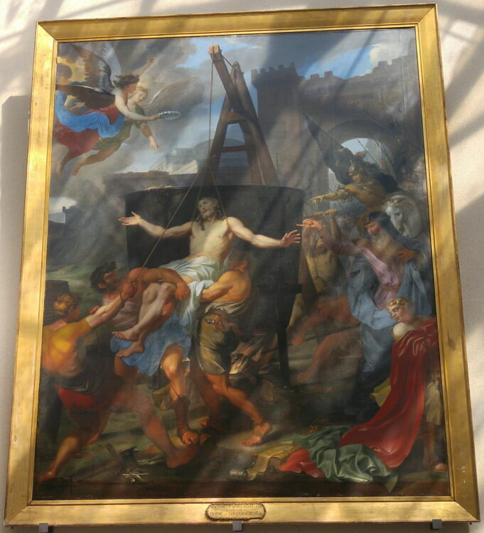Le Martyre de saint Jean à la Porte Latine Louvre Collections
