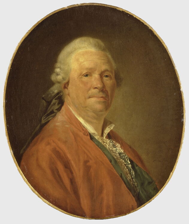 Portrait présumé de Christoph Willibald Gluck (1714-1787), compositeur ...