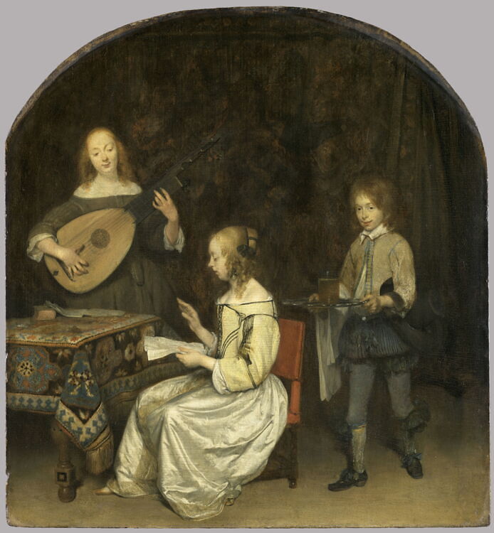 The Concert : Singer and Theorbo Player