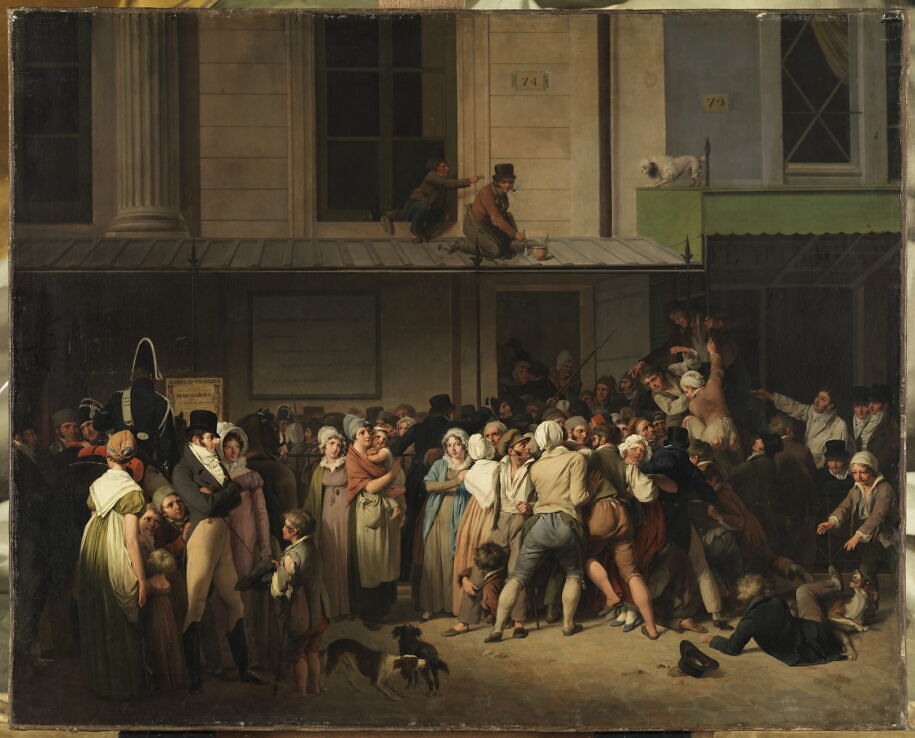 A Queue at the Theater (Ambigu Comique) (Une Queue au Théâtre (Ambigu Comique