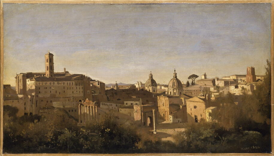 The Forum Seen from the Farnese Gardens