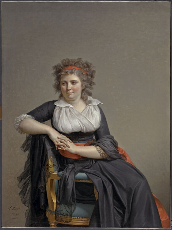 Portrait of the Marquise d'Orvilliers