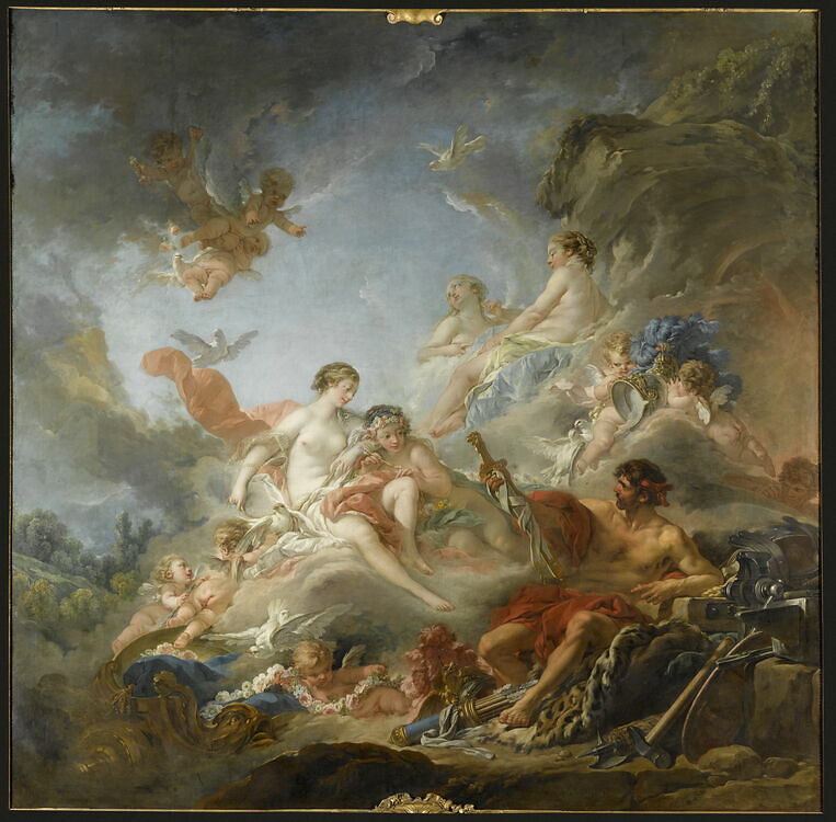 Vulcan Presenting Venus with Arms for Aeneas