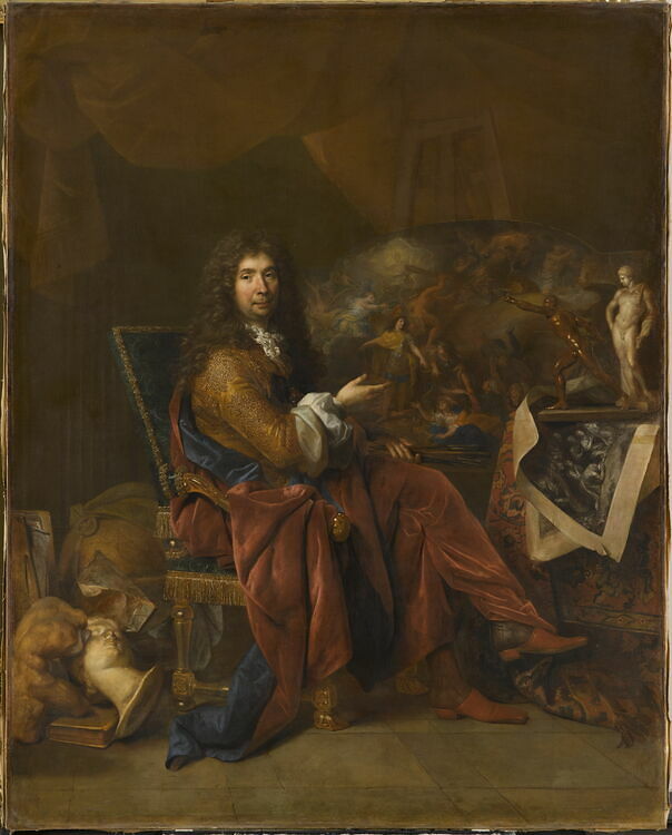 Le Brun, Charles (1619c.-1690) - Portrait of Louis XIV (Lo…