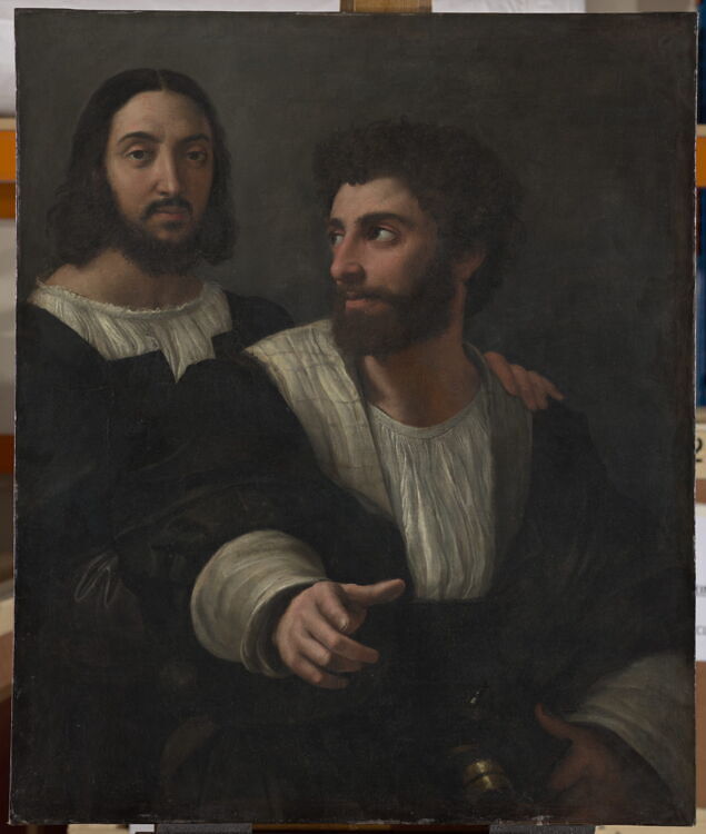 Self-portrait with a friend