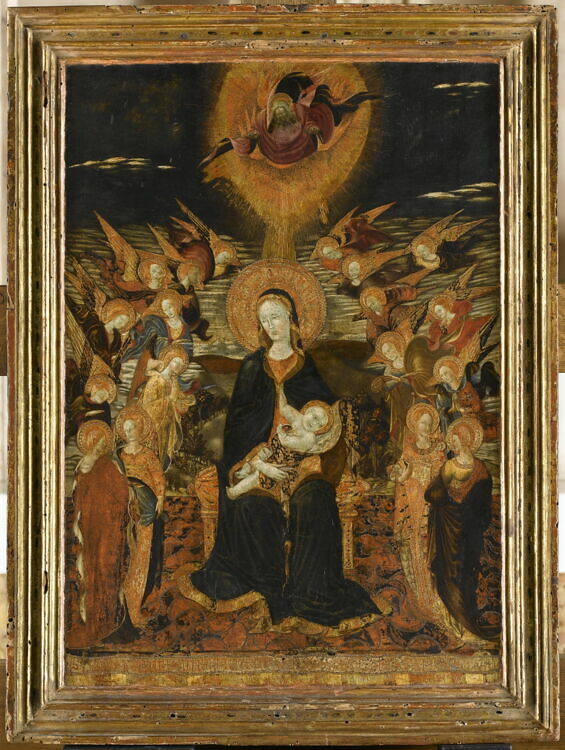 Madonna and Child with Angels