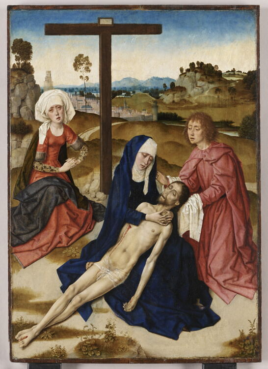 The Lamentation over the dead Christ