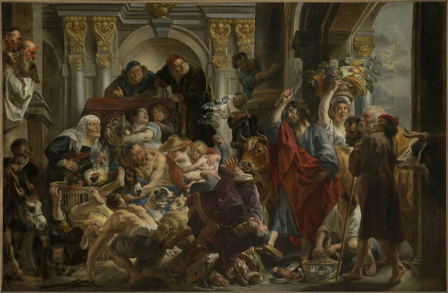 Jesus Driving the Merchants from the Temple