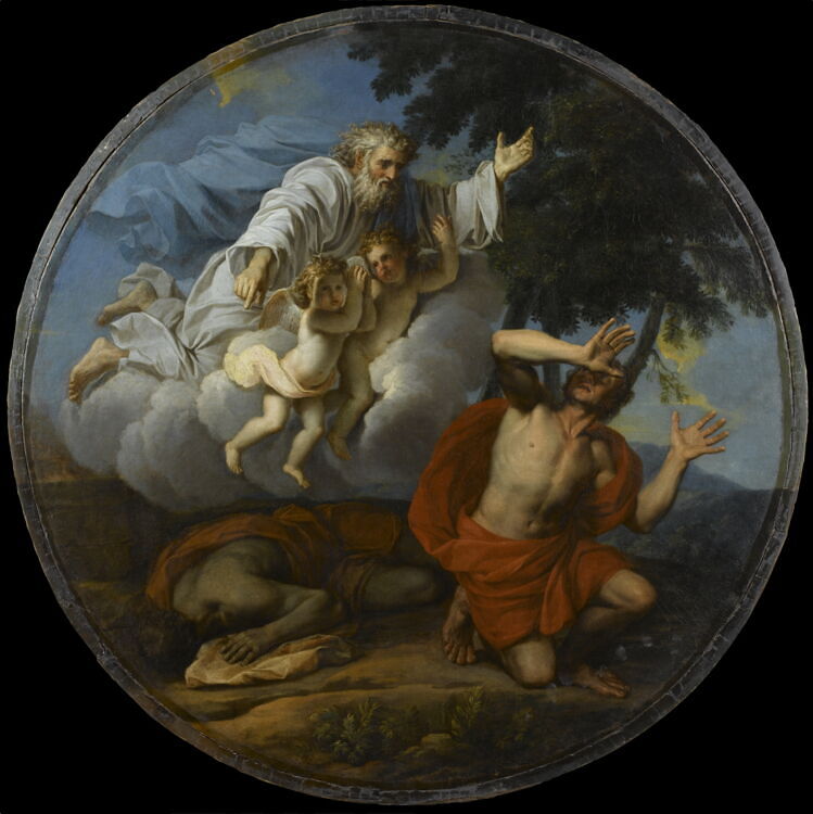 La Réprobation de Caïn après la mort d'Abel - Louvre Collections