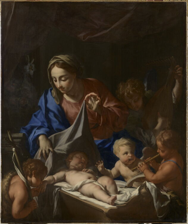 The Infant Jesus Sleeping